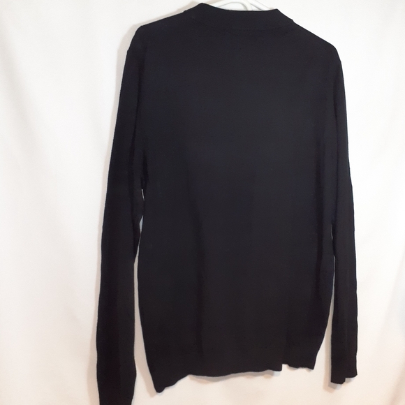 Mens Modango Milano Modal Sweater Black Men's Large - Picture 5 of 16